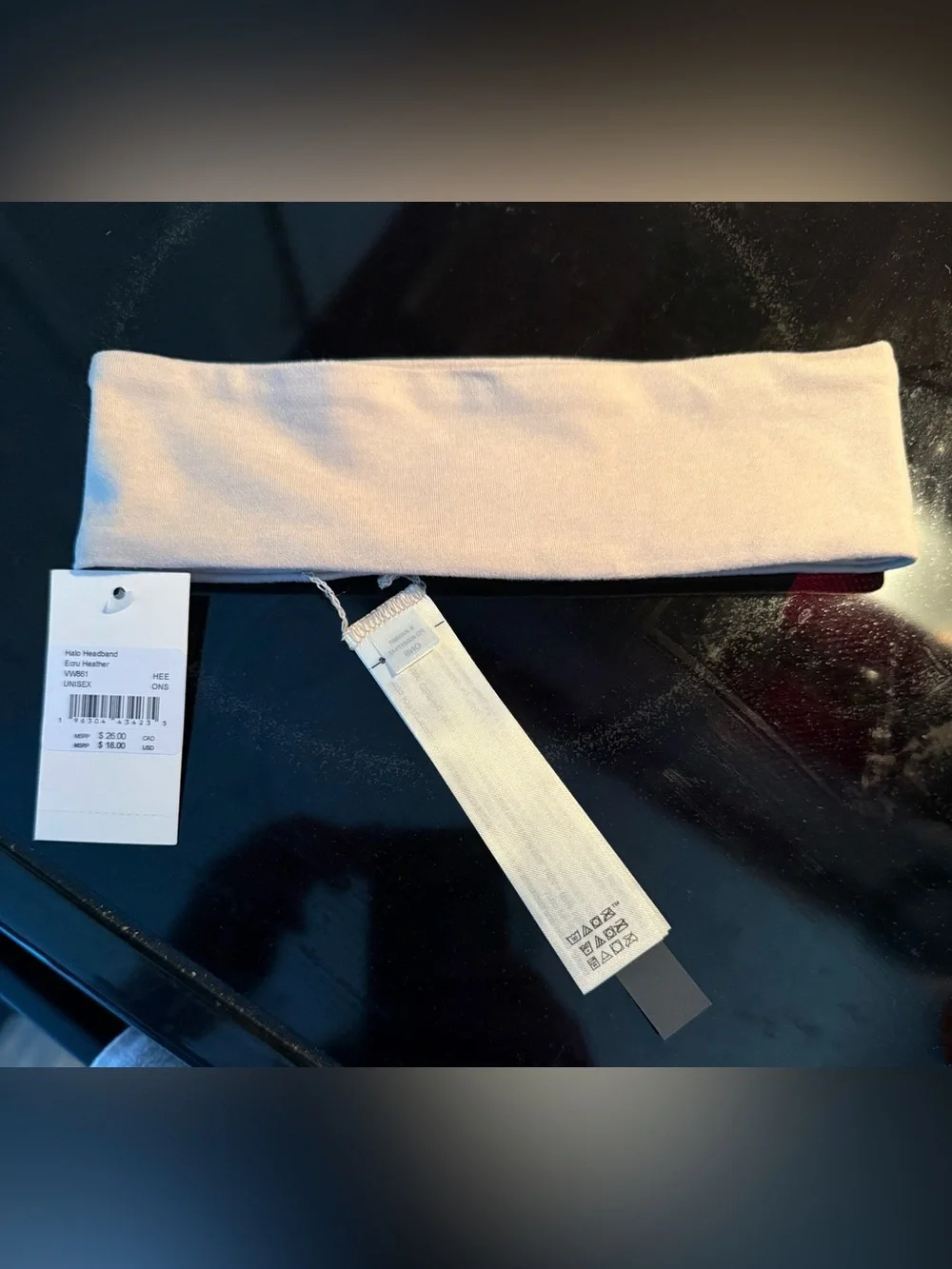 Vuori Halo Headband Ecru Heather